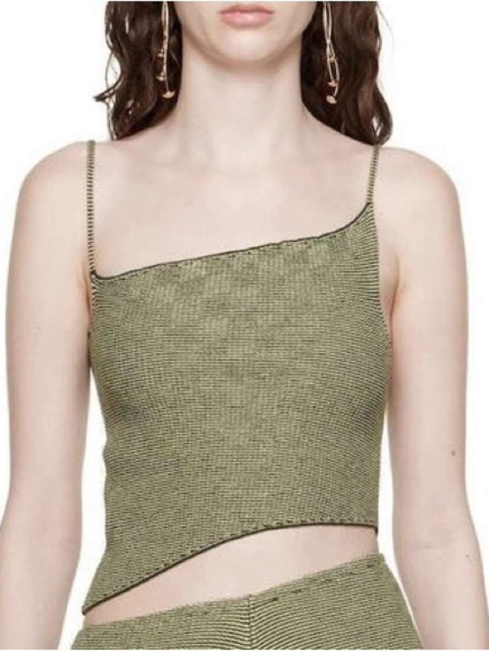 RARE ISA BOULDER Parallel Tank Top in Green